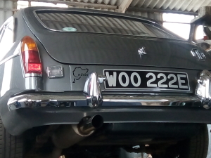 A nice clean grey MGB
