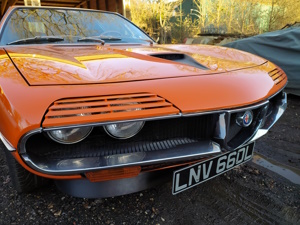 An Alfa Romero powerhouse in orange