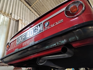 Red BMW 2002
