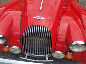 Red Morgan Convertible Front View